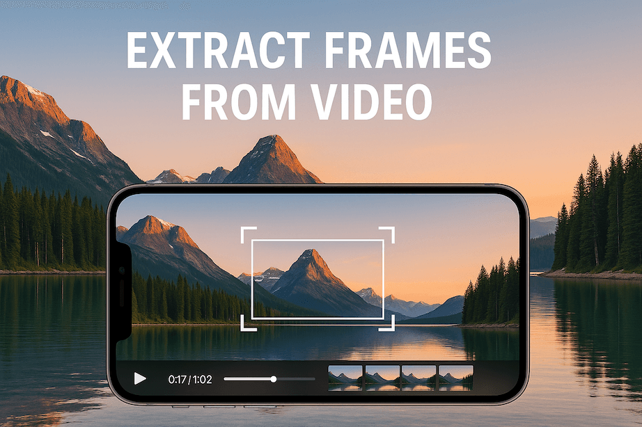 FrameGrabber professional video frame extractor app interface showing video frame extraction tools and frame capture features